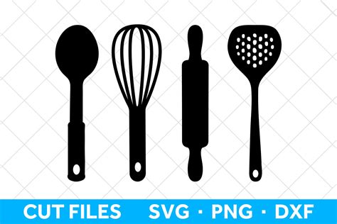 Download Free Kitchen Svg Bundle - Kitchen Utensils Svg - Chef Svg - KitchenTowel S Files DXF Files