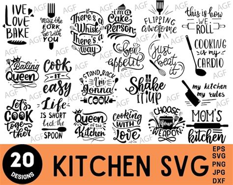 Download Free Kitchen sayings SVG bundle, Cook SVG Commercial Use