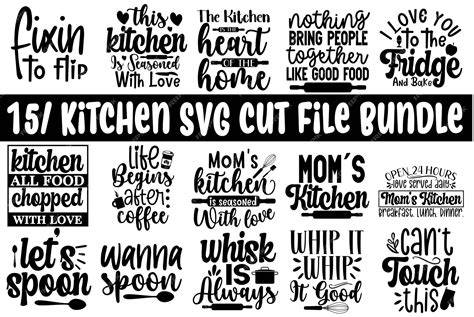 Download Free Kitchen sayings SVG bundle, Cook SVG Files Free PSD Mockups