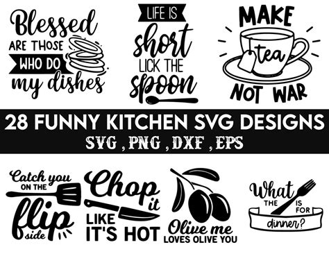 Download Free Kitchen sayings SVG bundle, Cook SVG Images