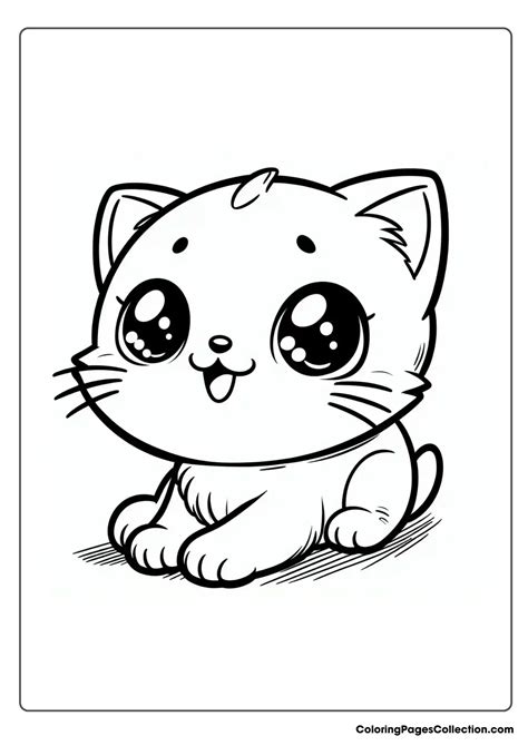 Free Kitten Coloring Pages