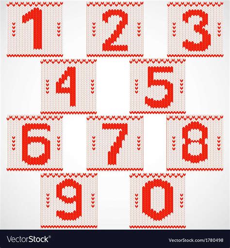 Download Free Knitted numbers Commercial Use