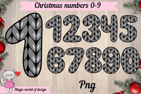 Download Free Knitted numbers Commercial Use DXF Files