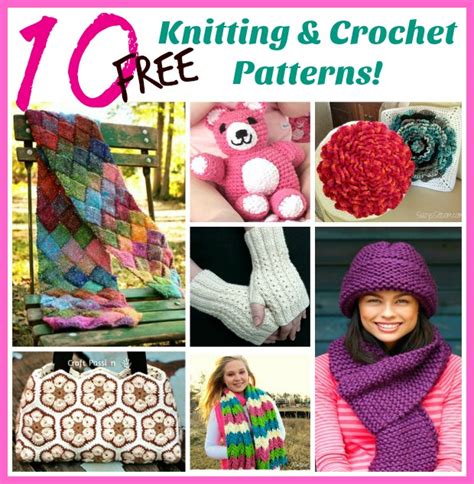 Free Knitting And Crochet Patterns