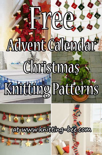 Free Knitting Pattern For Advent Calendar