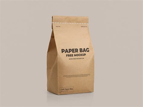 Download Free Kraft Paper Packaging Mockup PSD Generator