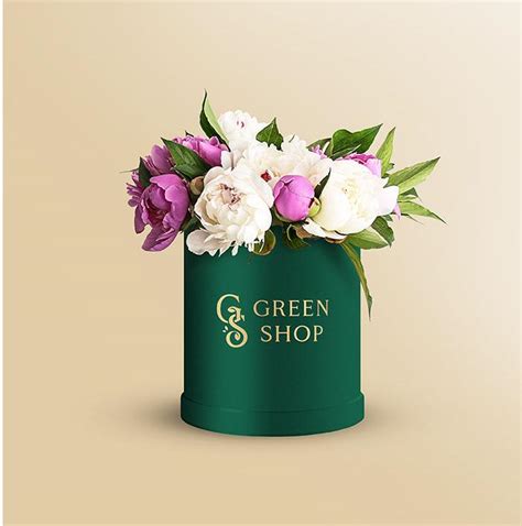 Download Free Kraft Round Flower Box Mockup PSD Object Mockups