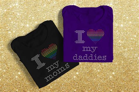 Download Free LGBT Parents Rhinestone Template | SVG | PNG | DXF DXF Files