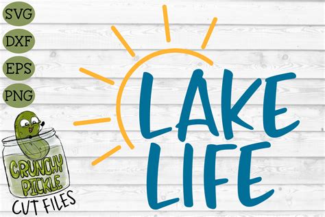 Download Free Lake Life Sun 2 SVG File Commercial Use DXF Files