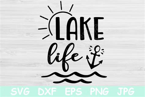 Download Free Lake Life Sun 2 SVG File Files DXF Files