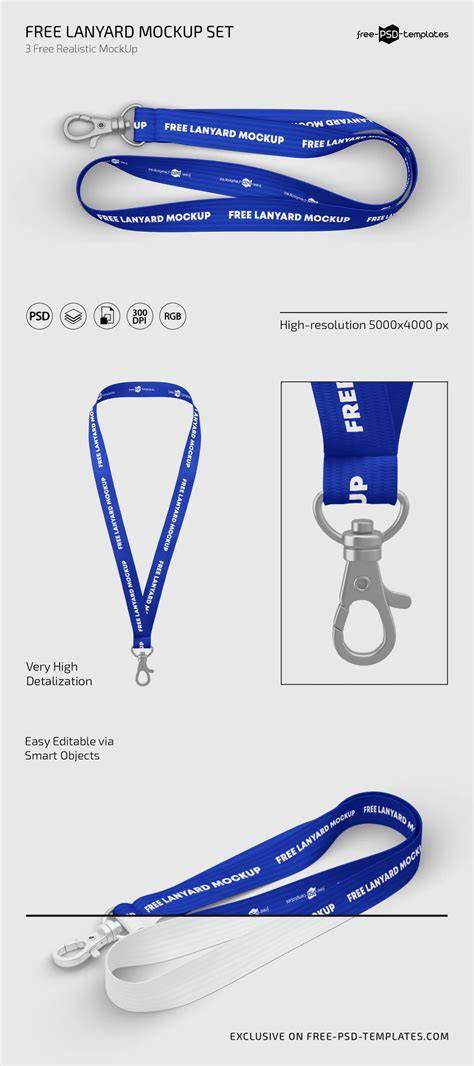 Download Free Lanyard Mockup PSD Generator