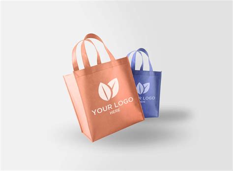 Download Free Large Eco Bag Mockup PSD Object Mockups PSD Files