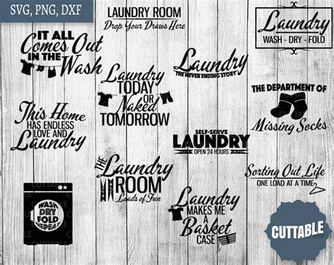 Download Free Laundry Room SVG Cutting Files For Crafts