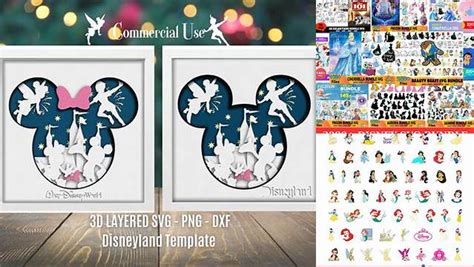 Magical Design Delight: Discover Free Layered Disney SVG Perfect for Crafting!
