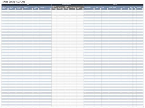 Free Lead Tracking Templates | Smartsheet