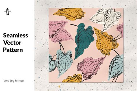 Download Free Leaf skeleton seamless pattern Printable