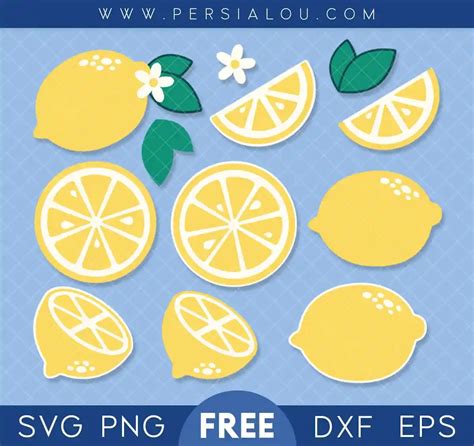 Download Free Lemon SVG, Lemon DXF, Cuttable File For Cricut