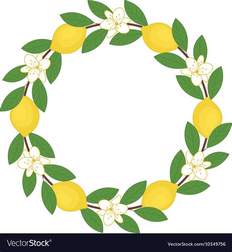 Download Free Lemon Wreath Commercial Use DXF Files
