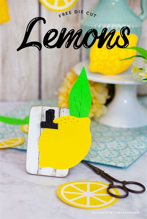 Download Free Lemons with Heart Files For Crafts