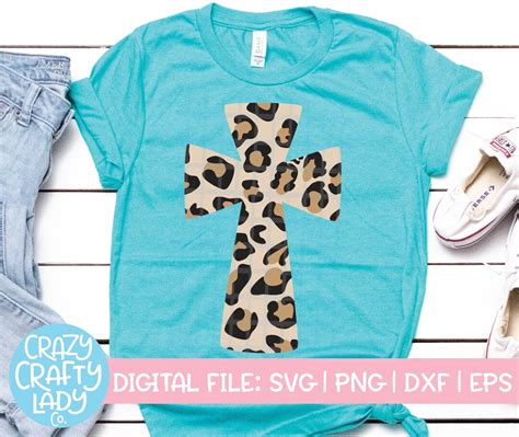 Download Free Leopard Print Cross SVG, Easter Cut File, Christian Design,
Inspiratio DXF Files