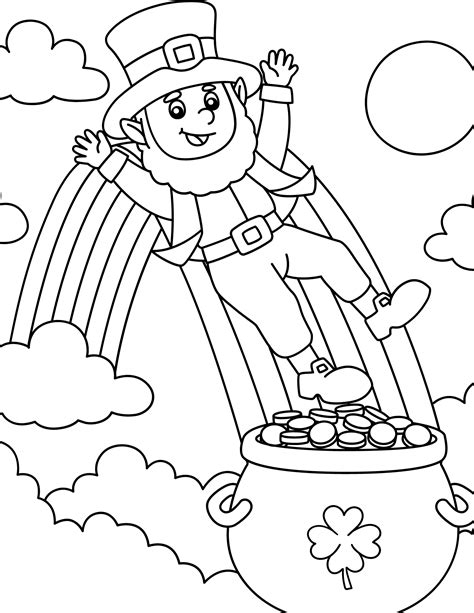 Free Leprechaun Coloring Pages
