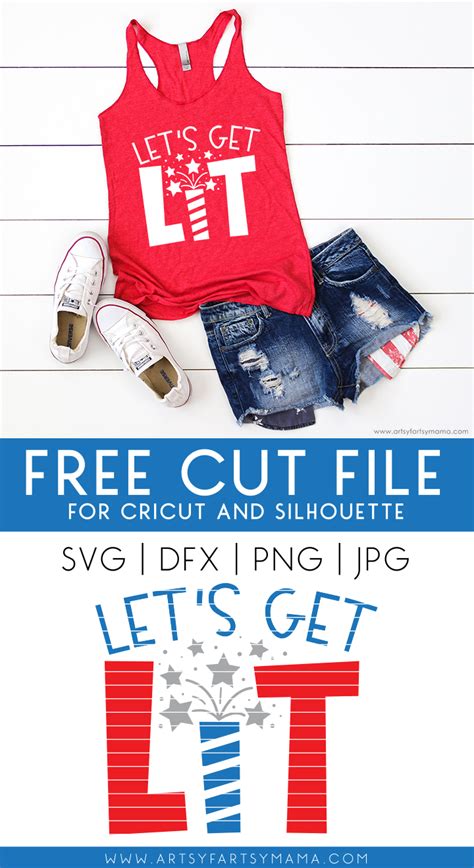 Download Free Let's Get Lit For Crafts