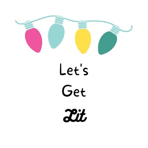 Download Free Let's Get Lit SVG {Hand Lettered} Crafts