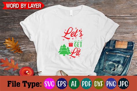 Download Free Let's Get Lit SVG {Hand Lettered} For Crafts