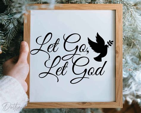 Download Free Let Go and Let God svg Files DXF Files