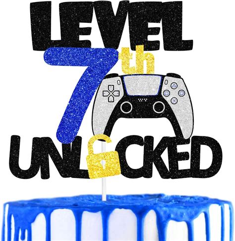 Download Free Level Up 7th Birthday | Applique Embroidery Files DXF Files