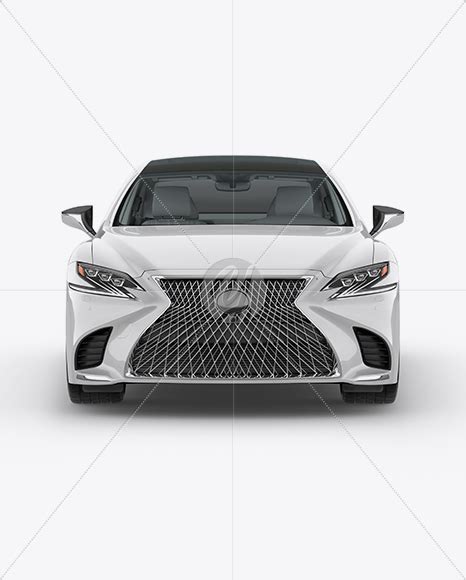 Download Free Lexus LS 500 Mockup - Front View PSD Generator