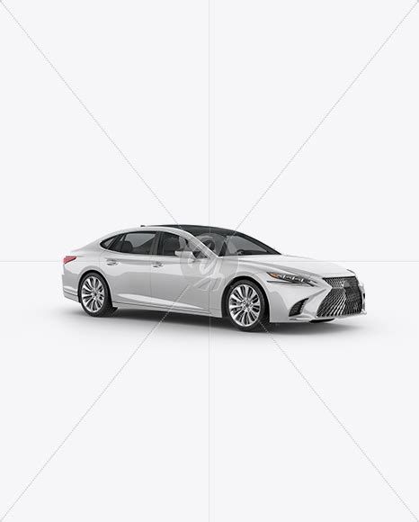 Download Free Lexus LS 500 Mockup - Half Side View PSD Generator