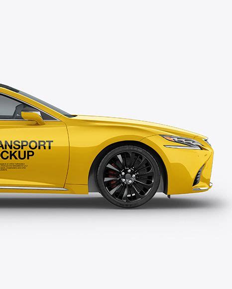 Download Free Lexus LS500 Mockup - Side View PSD Generator