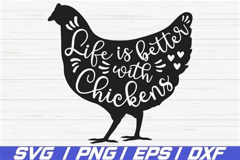 Download Free Life Is Better With Chickens SVG Cut File Files Free PSD Mockups