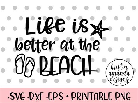 Download Free Life is Better in the Summer SVG Cut File Cricut SVG Free PSD Mockups