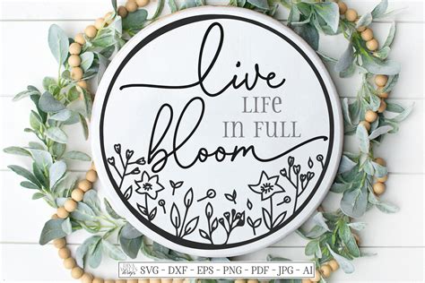Download Free Life is In Bloom DXF Files