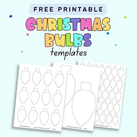 Download Free Light Bulbs Vector Crafts Christmas Gift DXF Files