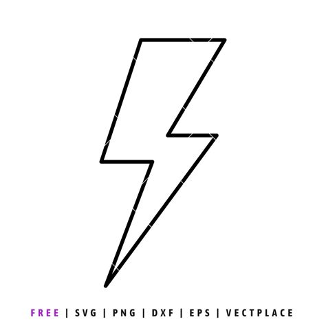 Download Free Lightning Bolt | Applique Embroidery DXF Files