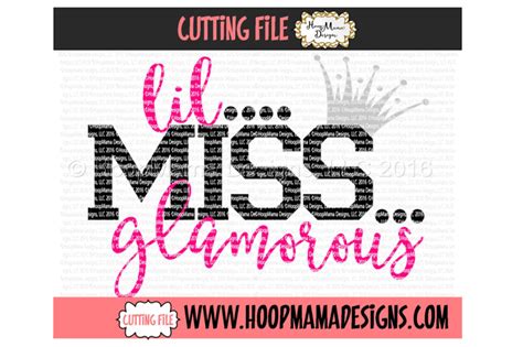 Download Free Lil Miss Glamorous Commercial Use DXF Files