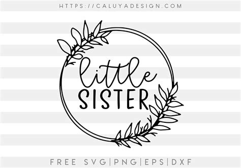 Download Free Lilttle Sister SVG DXF Files