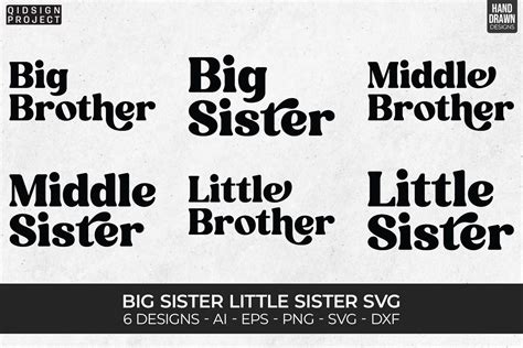 Download Free Lilttle Sister SVG Files