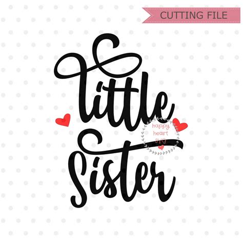 Download Free Lilttle Sister SVG Printable