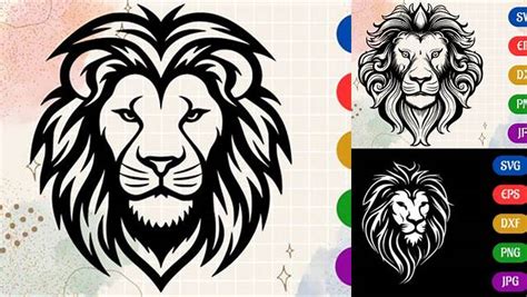 Download Free Lion SVG / DXF / EPS / PNG Files Printable