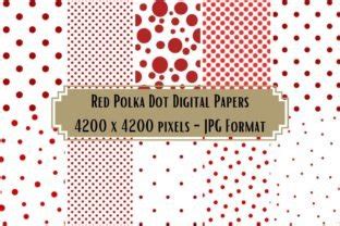 Download Free Lipstick Red Polka Dot Digital Papers Files DXF Files