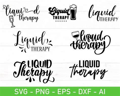 Download Free Liquid Therapy SVG Machine Cutting File For Crafts