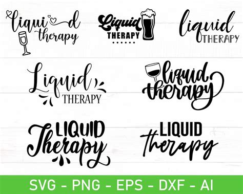 Download Free Liquid Therapy SVG Machine Cutting File For Cricut