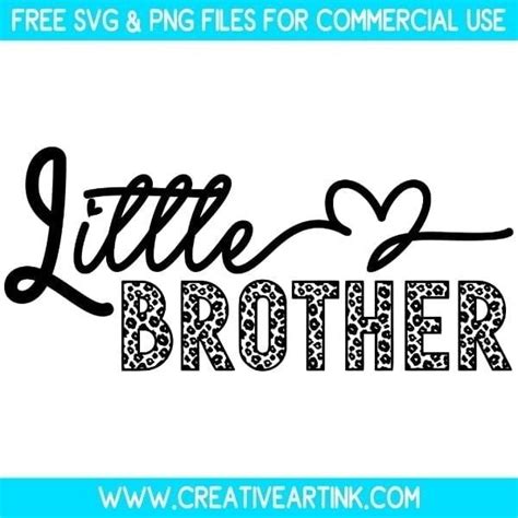 Download Free Little Brother Commercial Use For Crafts
