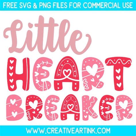 Download Free Little Heart Breaker Svg Files DXF Files