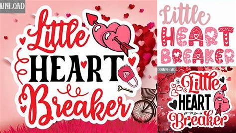 Download Free Little Heart Breaker Svg Files For Crafts