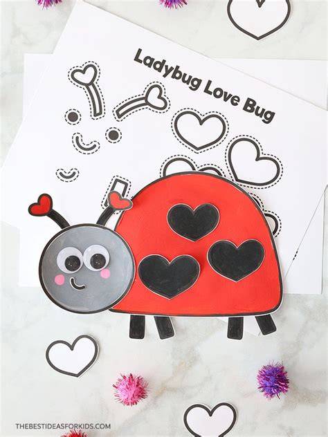 Download Free Little Lovebug Cutting Design For Crafts